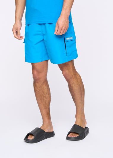 Henleys Blue Henulty Swim Shorts