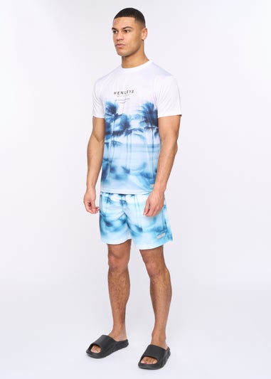 Henleys Denim Blue Hennicane Swim Shorts