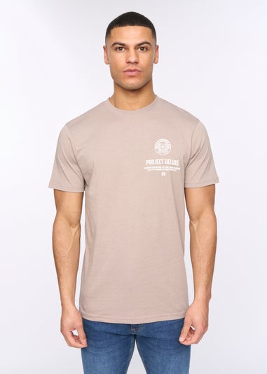 Henleys Taupe Henstamp T-Shirt