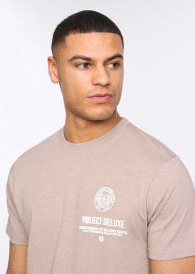 Henleys Taupe Henstamp T-Shirt