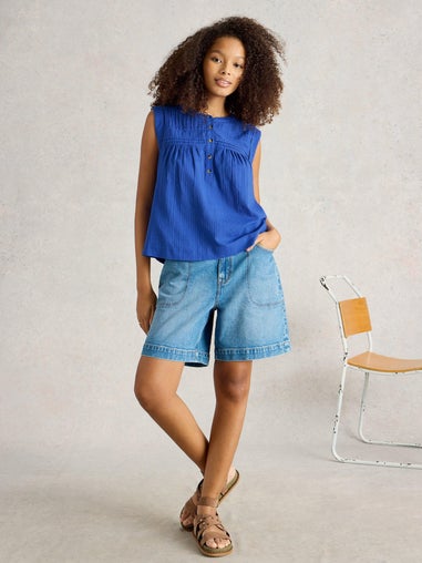 Top Isla aus Materialmix