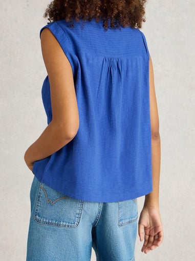 Top Isla aus Materialmix