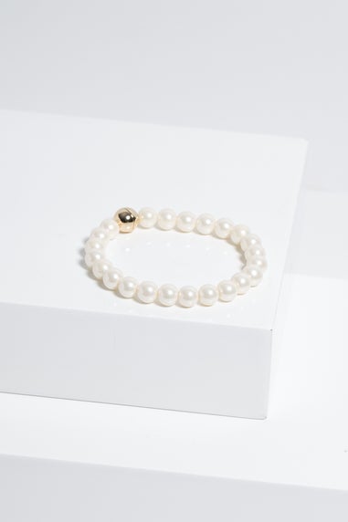 Jon Richard Gold Plated Magnetic Pearl Bracelet