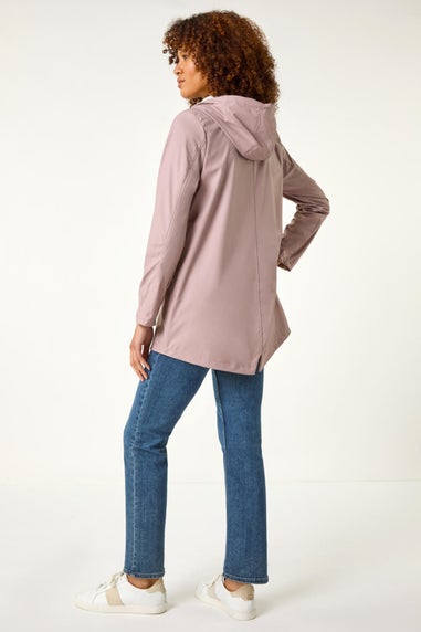 Roman Pink Rain Resistant Hooded Jacket