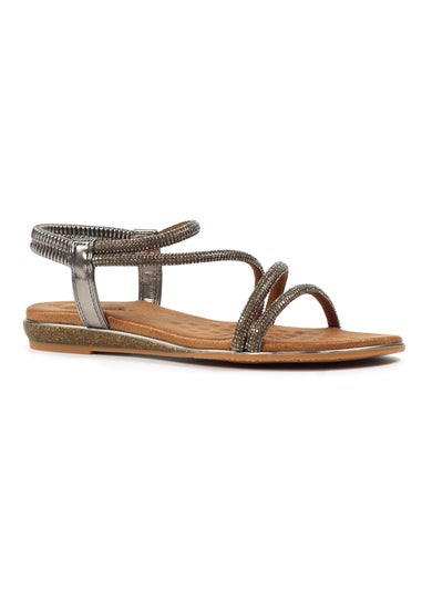 Lunar Pewter Cortez Sandal