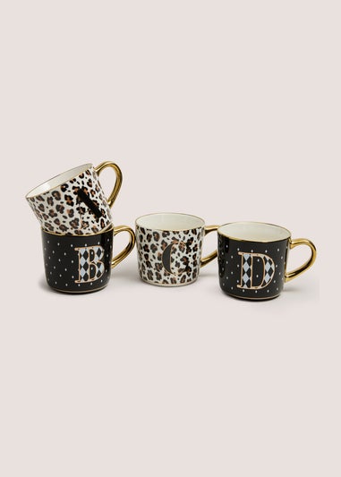 Mono Leopard A-Z Mug