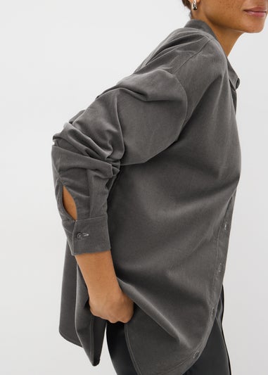 Grey Cord Shirt