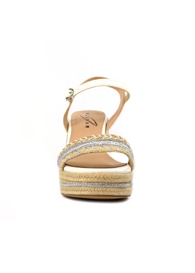Lunar White Amanda Wedge Sandal