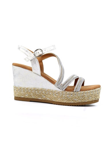 Lunar Silver Fern Sandal