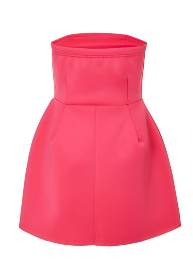 Quiz Magenta Bandeau A Line Mini Dress