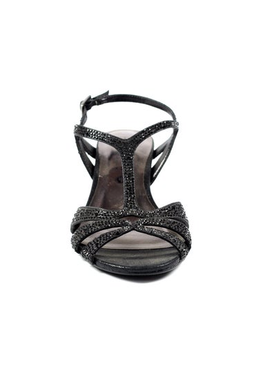 Lunar Black Francie Wide Fit Shoe