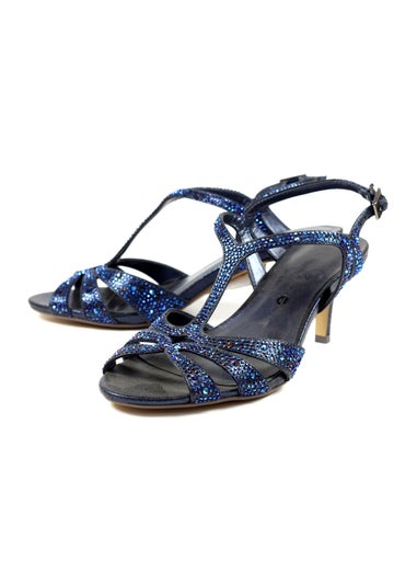 Lunar Navy Francie Wide Fit Shoe