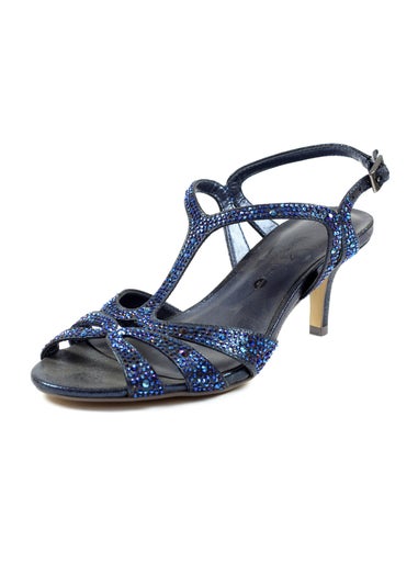 Lunar Navy Francie Wide Fit Shoe