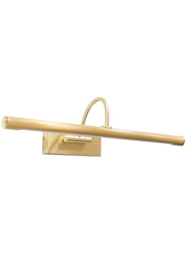 ValueLights Alana Brushed Gold Wall Light Integrated LED (20cm x 11cm x 46.5cm)