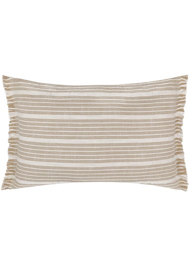Yard Natural Tide Textured Stripe Outdoor Cushion