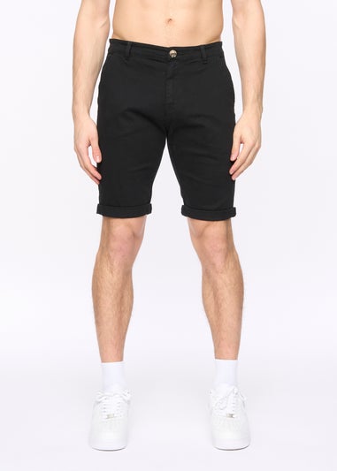 Crosshatch Black Sinwood Chino Shorts