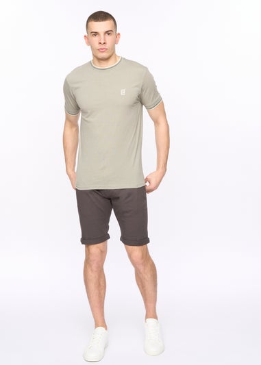 Crosshatch Charcoal Sinwood Chino Shorts