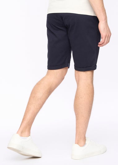 Crosshatch Navy Sinwood Chino Shorts