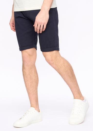 Crosshatch Navy Sinwood Chino Shorts