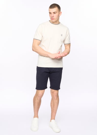 Crosshatch Navy Sinwood Chino Shorts