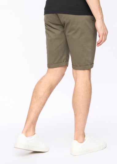Crosshatch Khaki Sinwood Chino Shorts