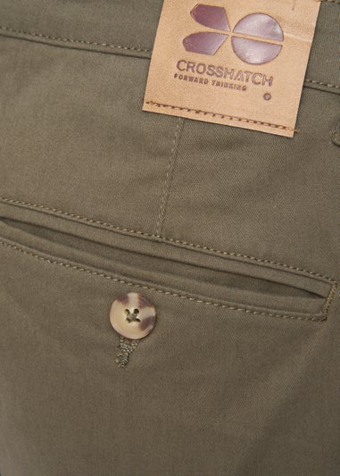 Crosshatch Khaki Sinwood Chino Shorts