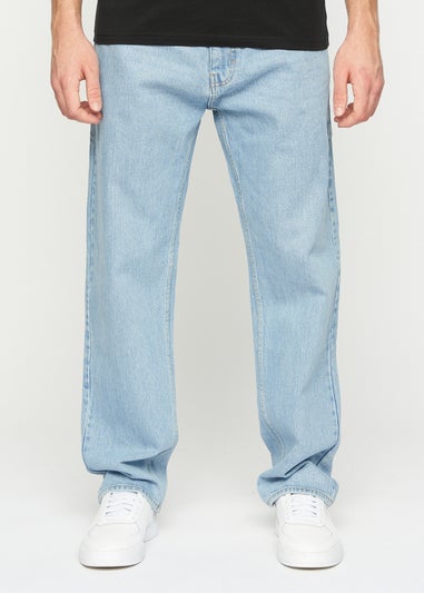 Crosshatch Light Wash Tillman Baggy Jeans