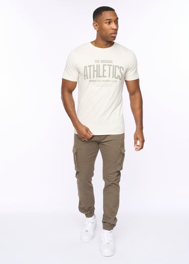 Crosshatch Off White Athwood T-Shirt