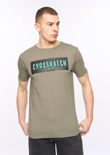 Crosshatch Dark Sage Changra T-Shirt