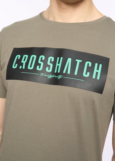 Crosshatch Dark Sage Changra T-Shirt
