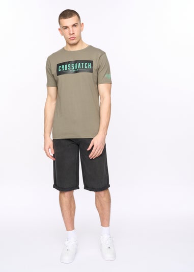 Crosshatch Dark Sage Changra T-Shirt