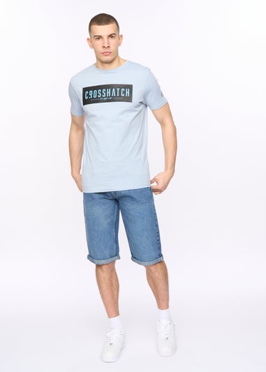 Crosshatch Light Blue Changra T-Shirt