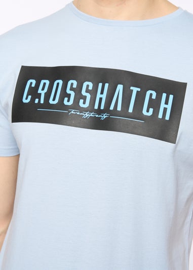 Crosshatch Light Blue Changra T-Shirt