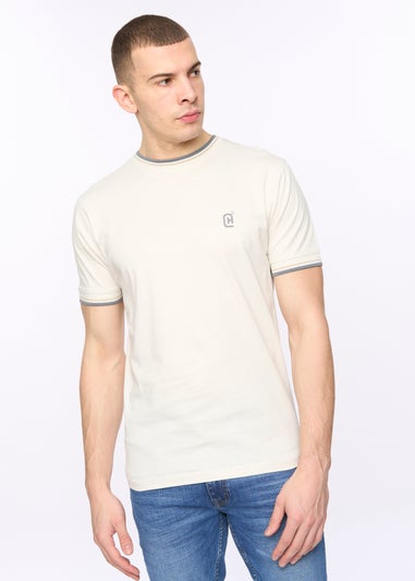 Crosshatch Off White Deuxtip T-Shirt