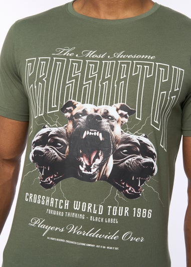 Crosshatch Green Dogz T-Shirt