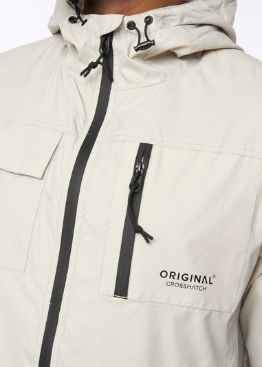 Crosshatch Light Stone Utilate Jacket