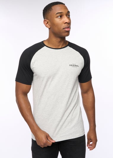 Crosshatch Grey Marl/Black Meza T-Shirt