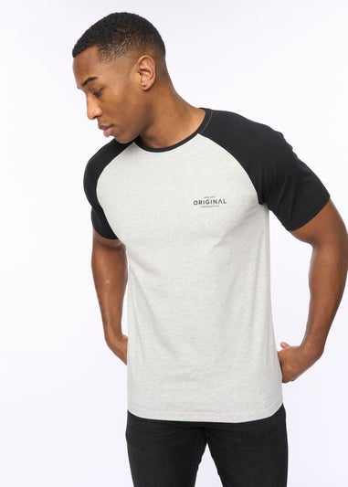 Crosshatch Grey Marl/Black Meza T-Shirt