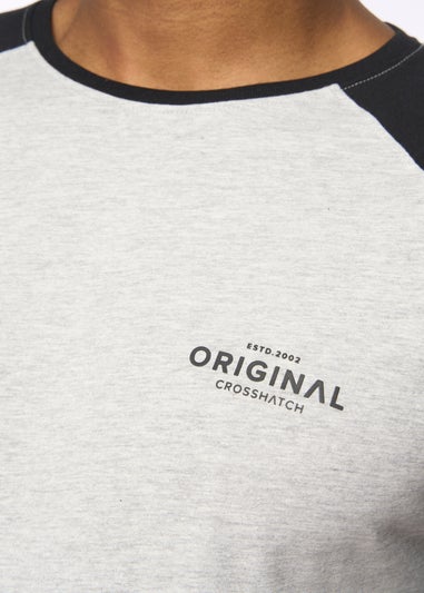 Crosshatch Grey Marl/Black Meza T-Shirt