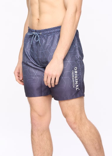 Crosshatch Navy Layotta Swim Shorts