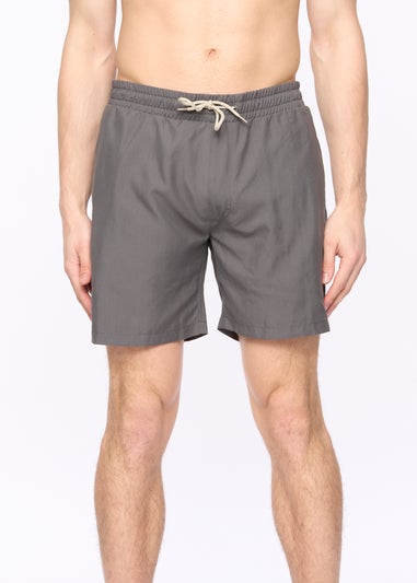 Crosshatch Charcoal Wabasso Swim Shorts