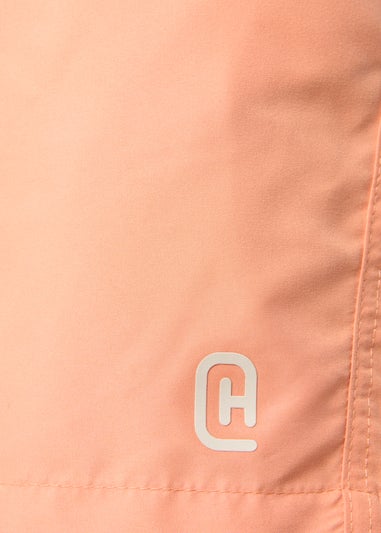 Crosshatch Coral Wabasso Swim Shorts