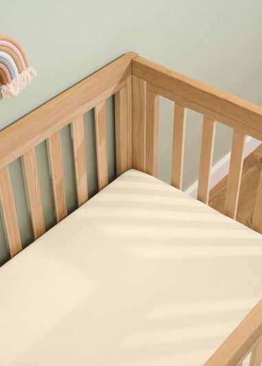 Clair de Lune 2 Pack Cream Cot Bed Sheets