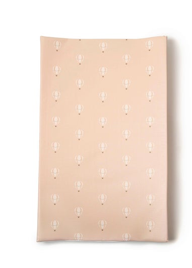 Clair de Lune Hot Air Balloon Anti-Roll Wedge Baby Changing Mat Mocha