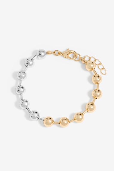 Mood Two Tone Chain Orb Bracelet