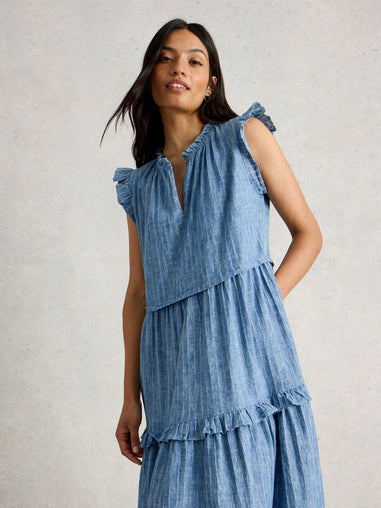 Gestreiftes Maxikleid Rosie