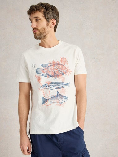 T-Shirt Abersoch mit Fisch-Motiv