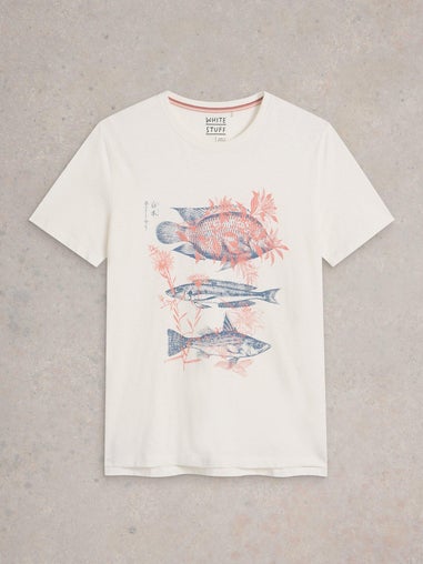 T-Shirt Abersoch mit Fisch-Motiv