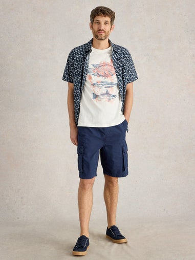 T-Shirt Abersoch mit Fisch-Motiv