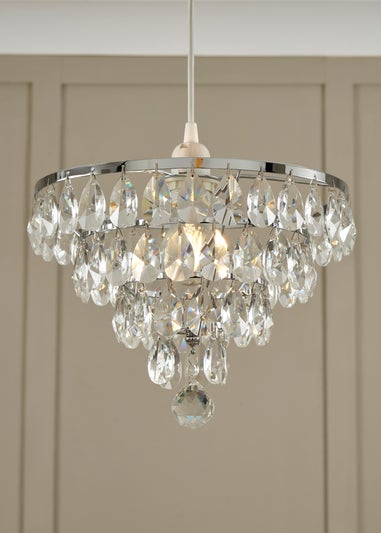 BHS Lighting Elianis Easyfit Chrome (21cm x 30cm)